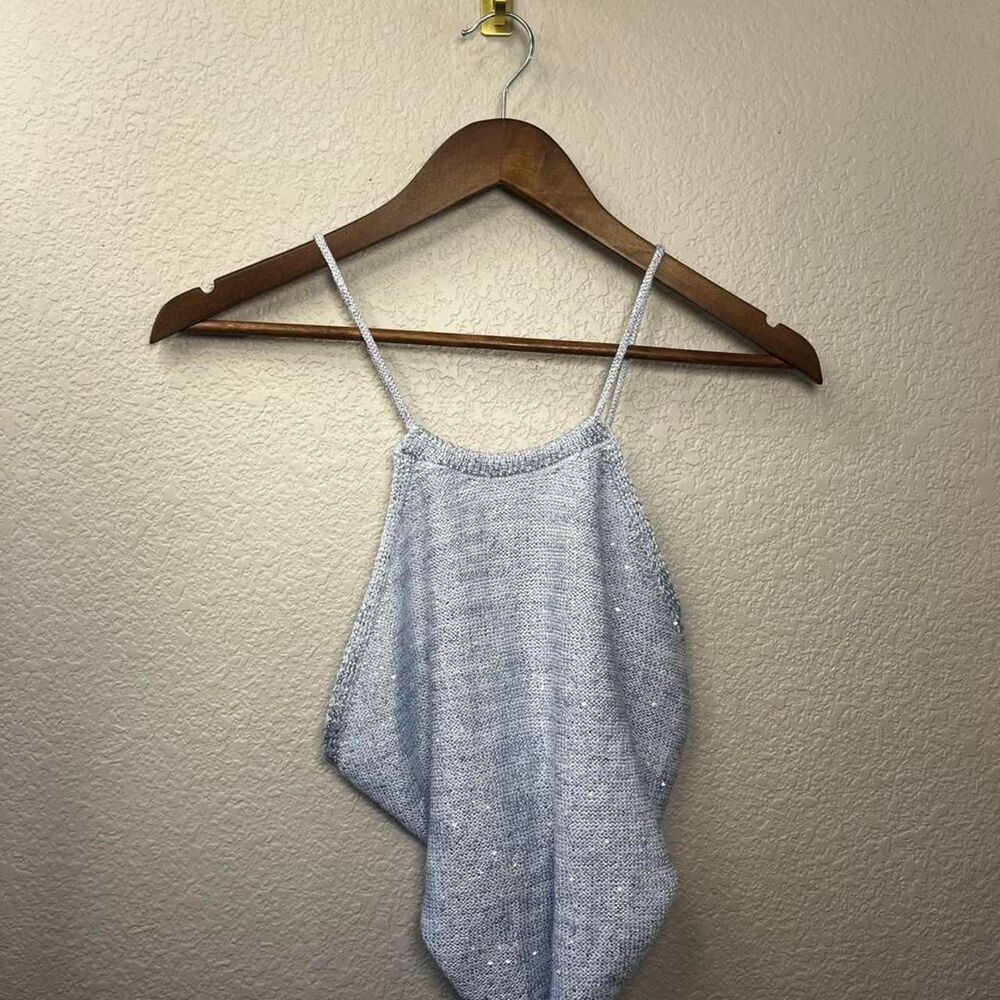 Wild-fable Women's Blue and Silver Vest